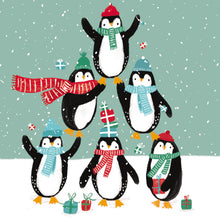 Load image into Gallery viewer, Penguins and Puddings (pack of 10, 5 each of 2 designs)