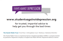 Load image into Gallery viewer, Students Against Depression palm cards (pack of 10)
